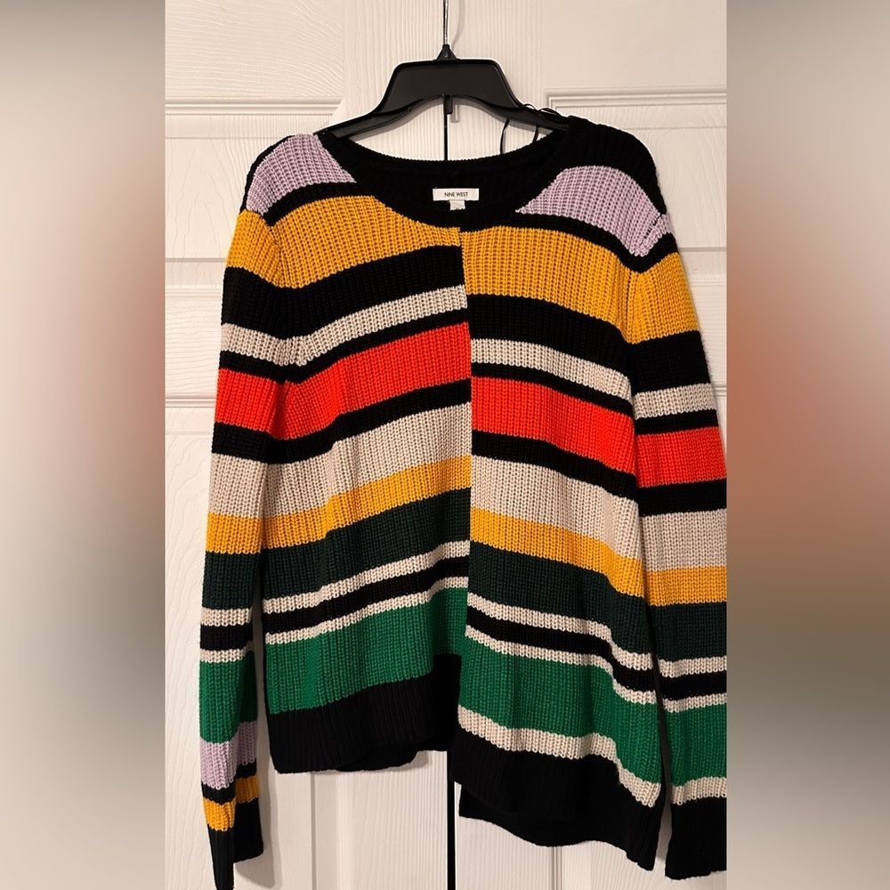 Nine West Color Block Sweater - Picture 3 of 3